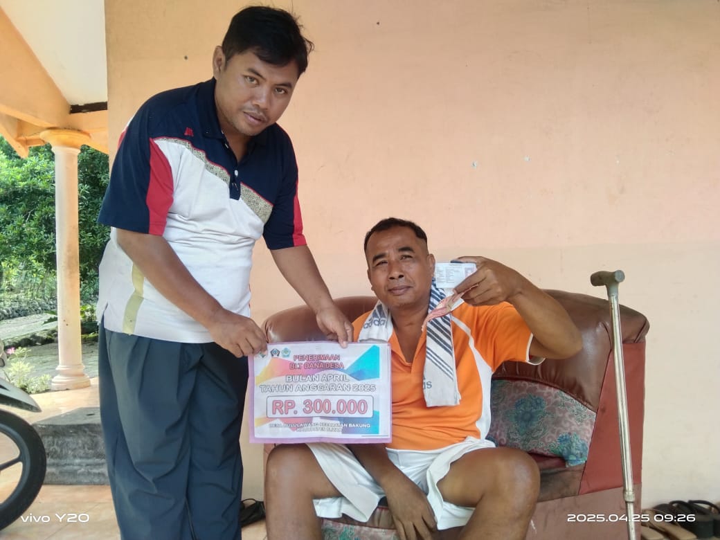 PENYALURAN BLT DD BULAN APRIL TAHUN 2025