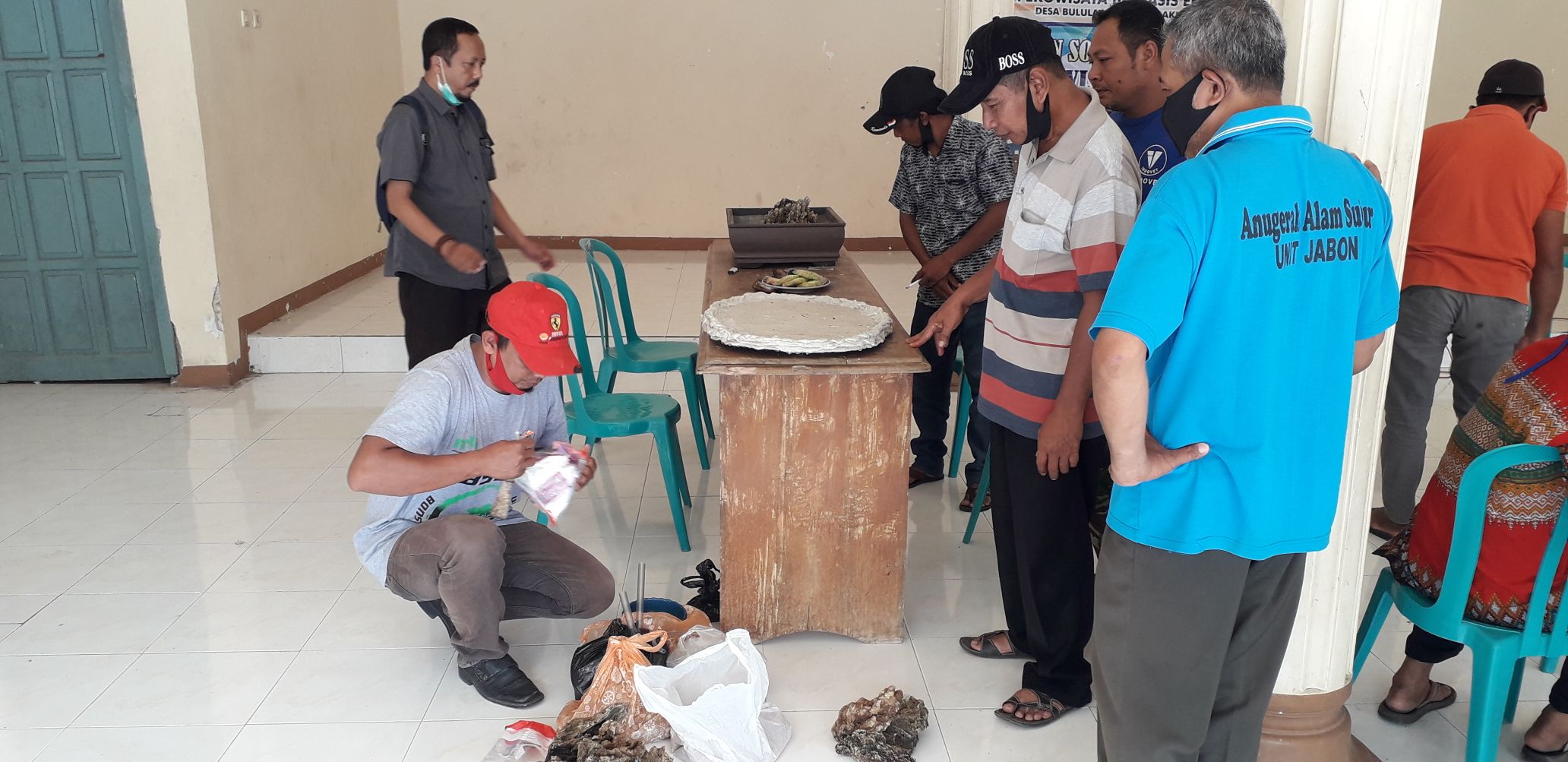 Pelatihan pembuatan miniatur taman tahun 2020