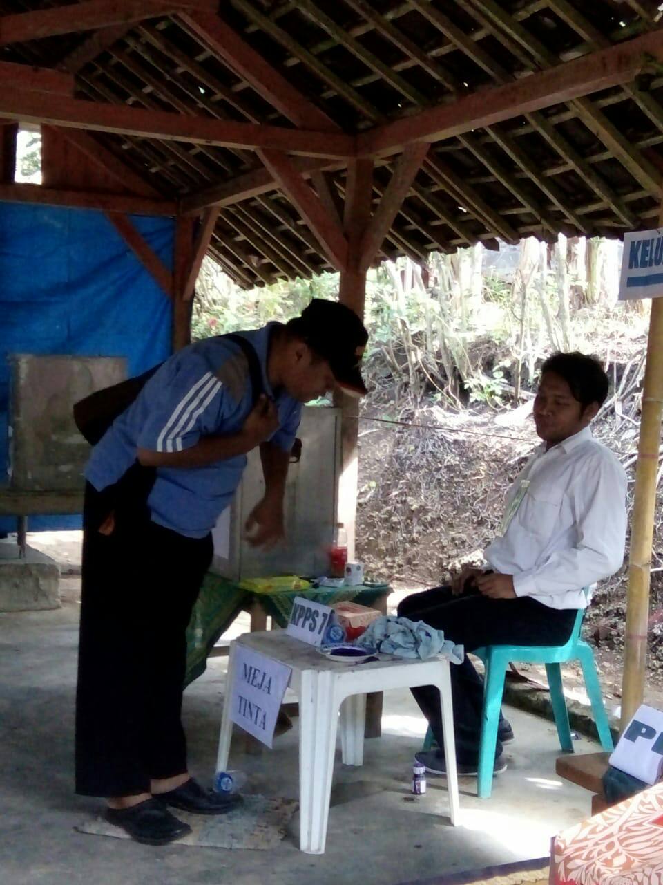 Kegiatan Pilgub 2018 di Desa Bululawang