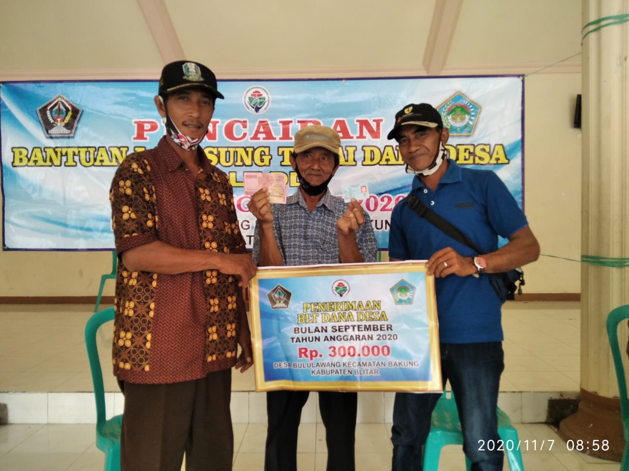 Pembagian BLT DD Bulan September 2020