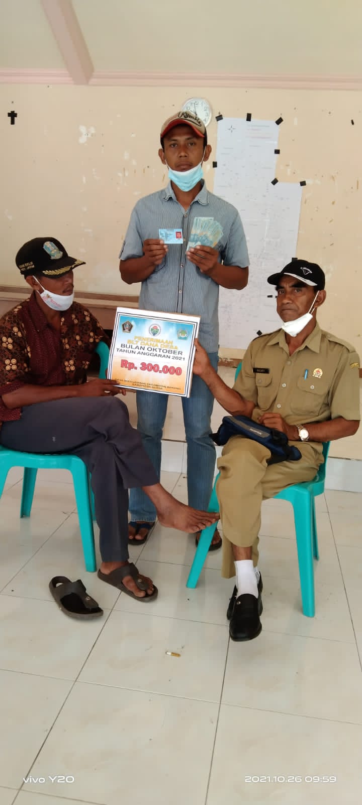 Penyaluran BLT DD Bulan Oktober 2021 Desa Bululawang