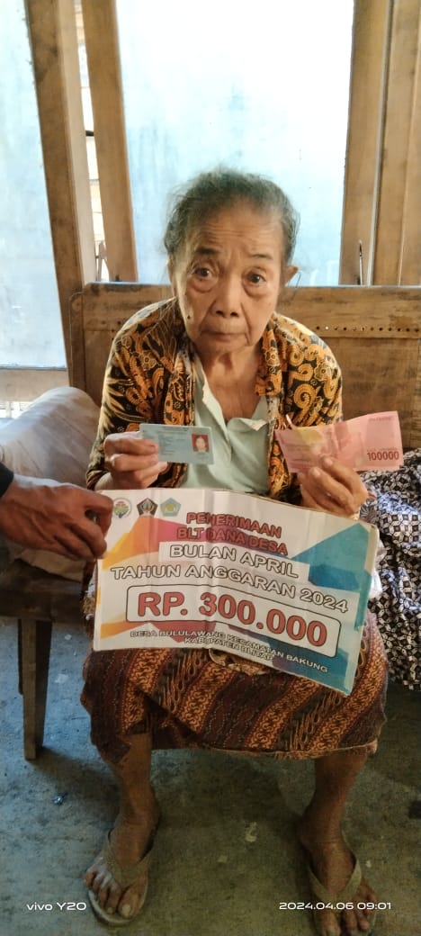 PENYALURAN BLT DD BULAN APRIL 2024