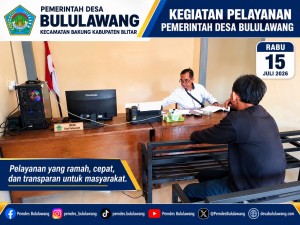 Pelayanan Administrasi Kependudukan Pemdes Bululawang Berjalan Prima dan Responsif