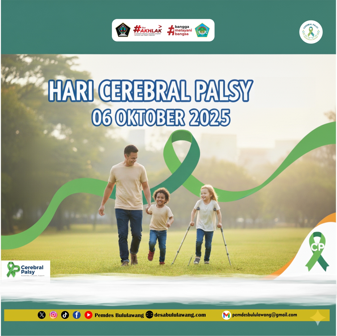 Pemerintah Desa Bululawang Mengucapkan Selamat Hari Cerebral Palsy Sedunia