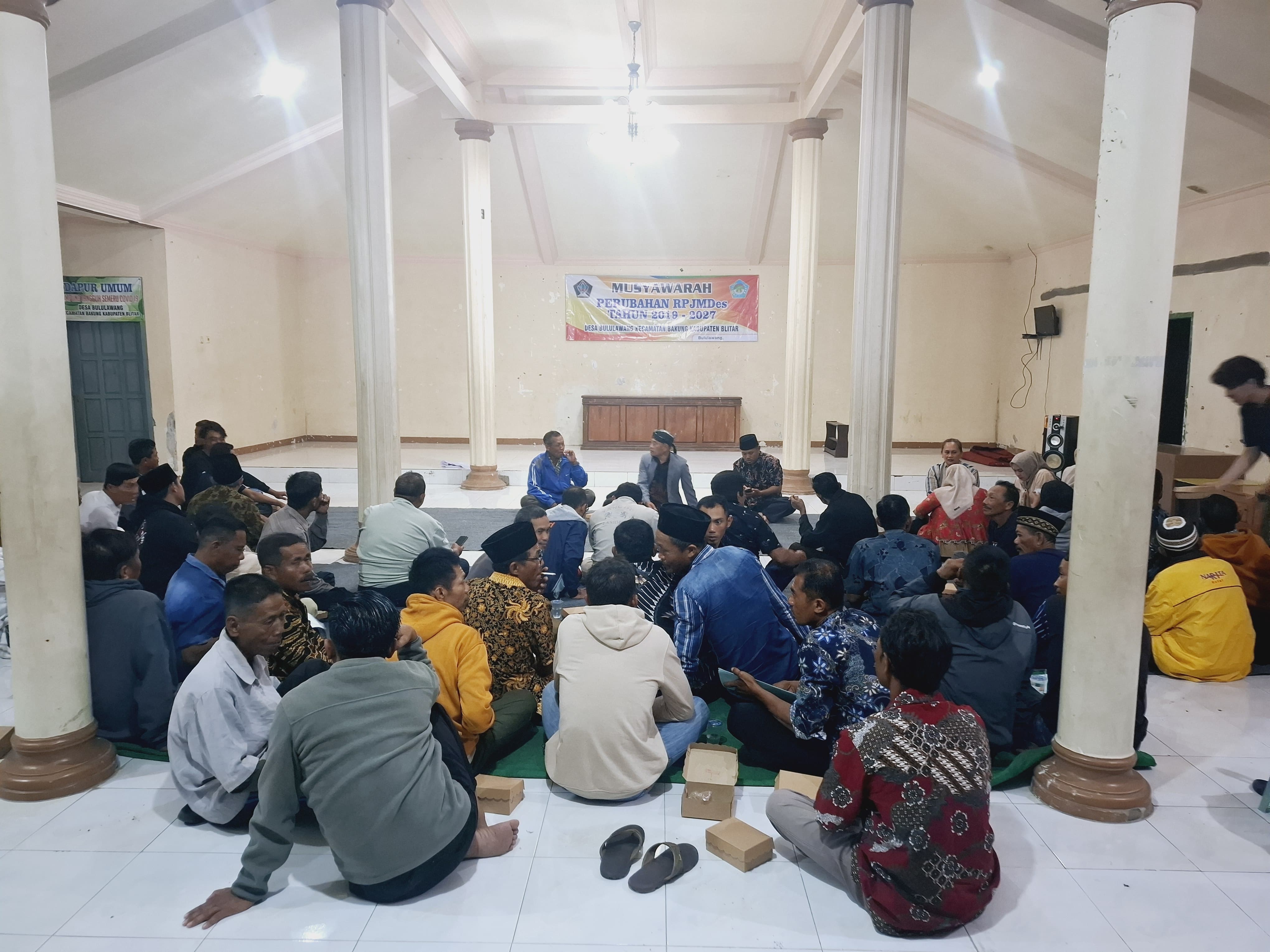 MUSDES PERUBAHAN RPJMDes DESA BULULAWANG TAHUN 2019–2027 DIGELAR, PEMERINTAH DESA KOMITMEN TINGKATKA
